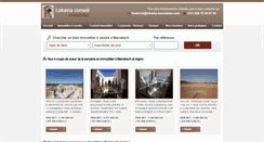 Desktop Screenshot of lokaina-immobilier.com